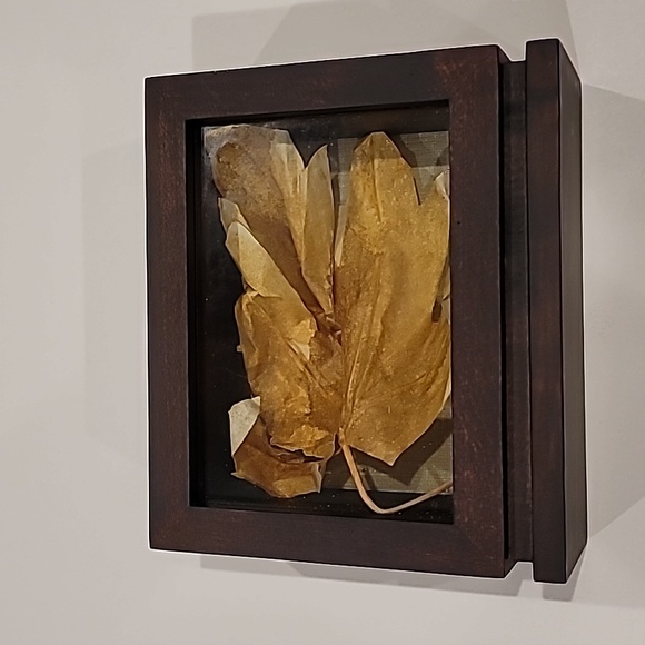 Pottery Barn Other - Pottery Barn Memory Keepsake Box Dark Brown 8.5 X 7 In.